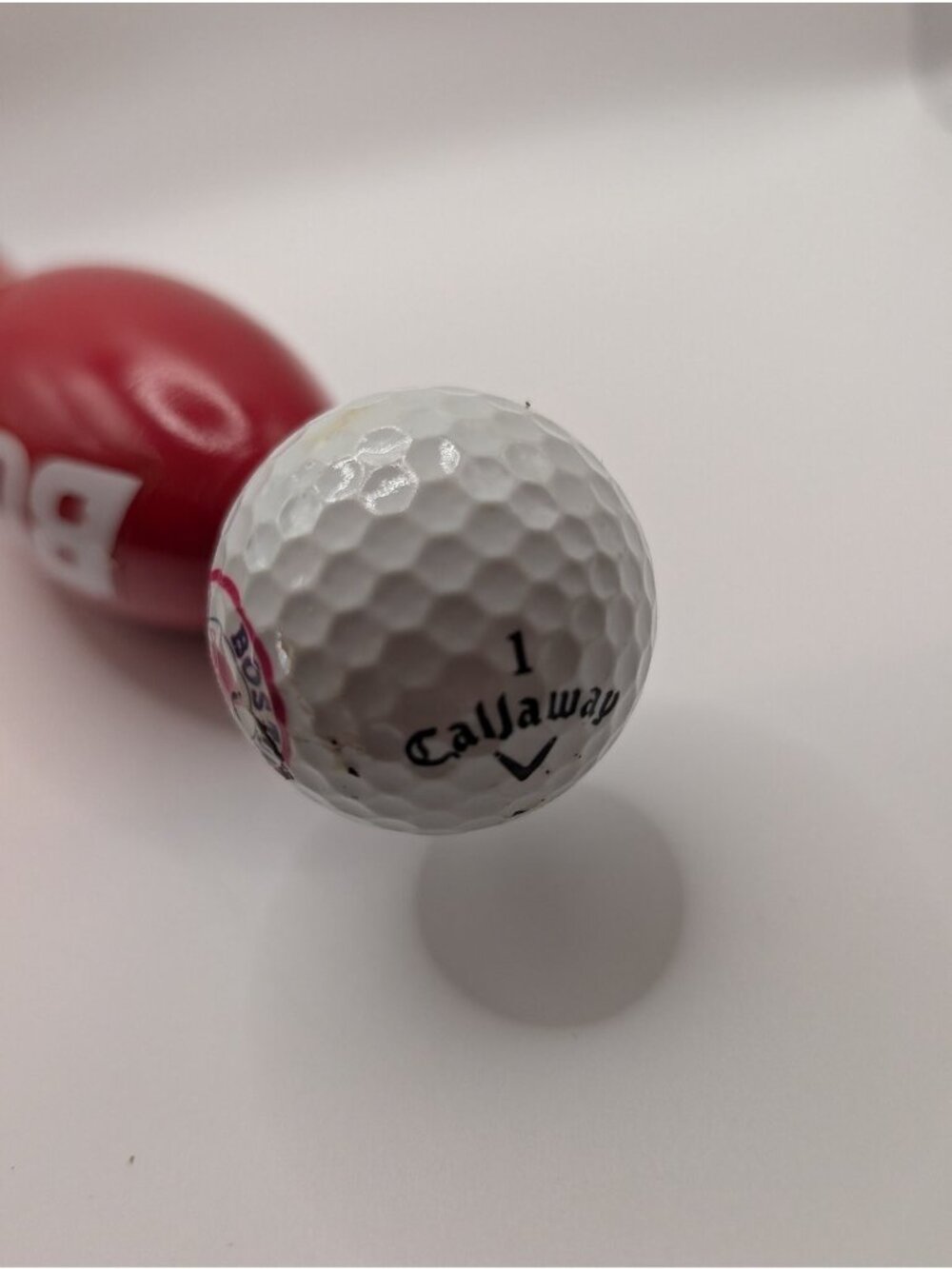 Bud Light Tap Handle Red Boston Red Sox Golf Ball MLB Baseball Theme Callaway - Picture 3 of 5
